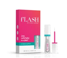 fLASH Eyelash Serum Mini for Long, Curled Lashes - Enhances and Strengthens Y...