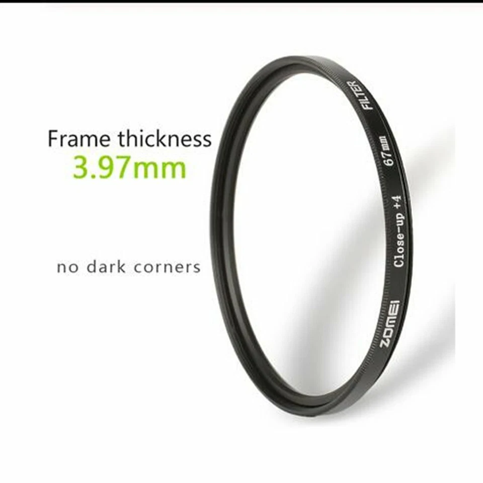 Zomei 82MM Macro Close-Up Lens Filter+1/+2/+3/+4/+8/+10 f/ Canon Nikon Sony DSLR - Image 3 of 4