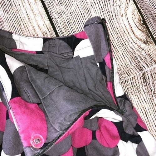 Mini Boden Pink and Grey Polka Dot Pleated Skirt Size 4-5Y - Picture 4 of 9