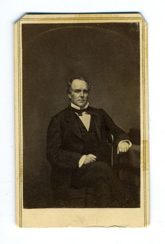 CDV - PARK BENJAMIN - AMERIKANISCHER DICHTER - JOURNALIST - REDAKTEUR - ANHONY / BRADY - Bild 1 von 2