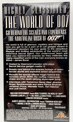 James Bond 007 Limited Edition Tomorrow Never Dies VHS Movie Collector's Set NEW - Picture 8 of 13