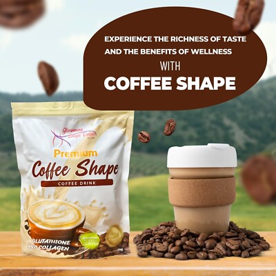 Cris Cosmetics Premium Coffee Shape Coffee Drink, 10 Sachets