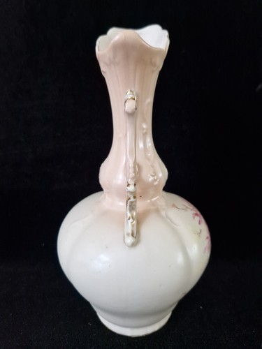 Dainty Antique Josef Strnact JS Austria Small Porcelain Pitcher "Floral" - Picture 3 of 7