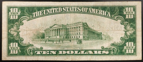 1929 $10 National Currency, The First National Bank of Marshfield, Wisconsin! - Picture 4 of 4