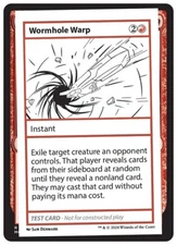 MTG | Wormhole Warp (Playtest) | (NM) Mystery Booster 2 (MB2)