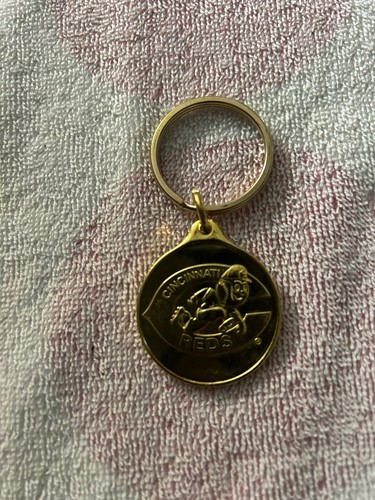 VTG Cincinnati Reds 1988 All Star game Prigram keychain - 24K gold plated Plus - Picture 9 of 22