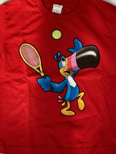 Kellogg's kids youth medium size T Shirt summer holiday tennis fruity loops - Picture 12 of 12