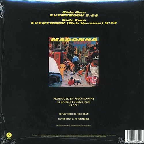 Madonna - Everybody 40th Anniversary 180G Record Store Day 2022 New LP Vinyl - Picture 2 of 2