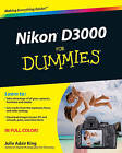 Nikon D3000 For Dummies by Julie Adair King (Paperback, 2009)