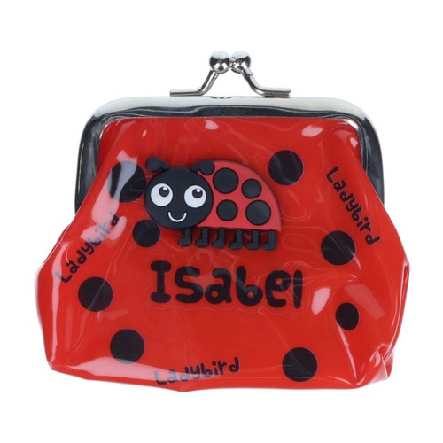 Girls Personalised Name Kids Animal Character Small Clasp Plastic PVC Coin Purse - 第 78/150 張圖片