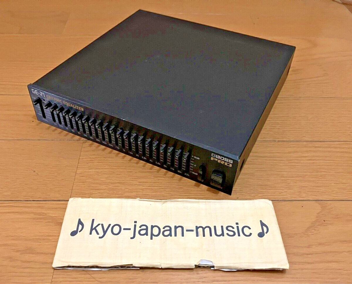 BOSS PRO GE-21 グラフィックイコライザー BRA-100付き 美品 Boss PRO GE-21 Graphic Equalizer Half Rack Effects | eBay