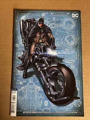 BATMAN DETECTIVE COMICS #993 BROOKS BLUEPRINT VARIANT COVER DC COMICS ...