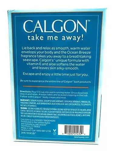 Calgon Ultra Moisturizing Bath Beads 30 Oz (Ocean Breeze, Pack of 3) - Imagen 3 de 3