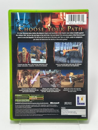 STAR WARS Knights of the Old Republic - Xbox - Complete CIB - Picture 2 of 5