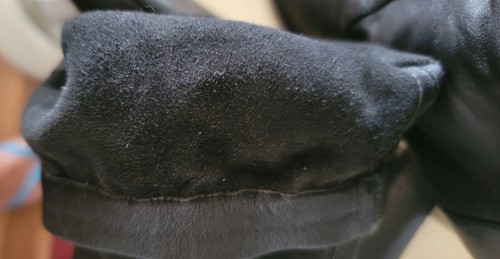 Vintage Donna Karan Handschuh Leder Absatz zum Überziehen Kniehohe Stiefel Größe 7,5 - Bild 7 von 7