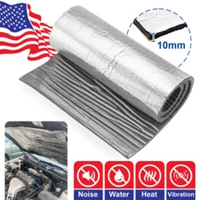 10mm Thick Thermal Sound Deadener Car Heat Shield Insulation Noise Reduce Mat