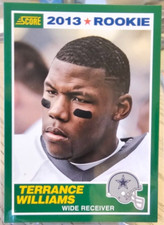 2013 Score Terrance Williams RC #429 Dallas Cowboys