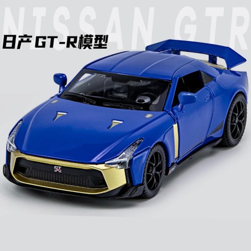 1:32 Nissan GTR GTR50 Aleación Coche Deportivo Modelo Diecast Juguete Vehículo Coche de Carreras Sonido - Imagen 10 de 25