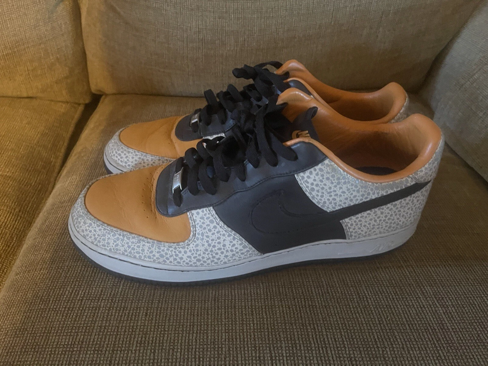 Taille 15   Nike Air Force 1 Low Supreme Safari 2012