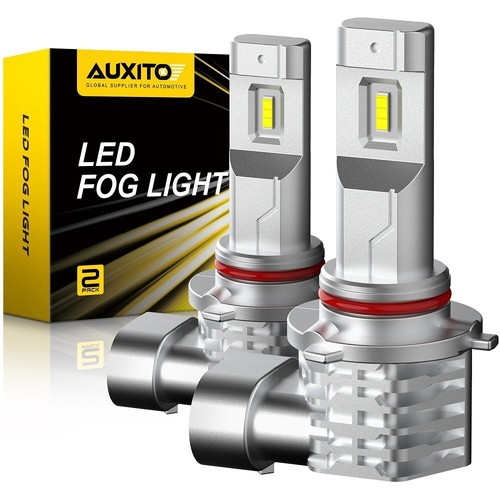 AUXITO 9005 LED Fog Bulb Light Driving Clear White Lamp Wireless Plug Play 2/4X - Picture 10 of 14