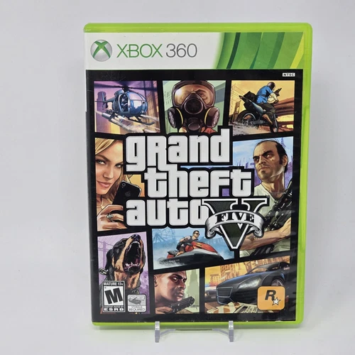 Grand Theft Auto V GTA 5 (Xbox 360) CIB COMPLETE With MAP & TESTED