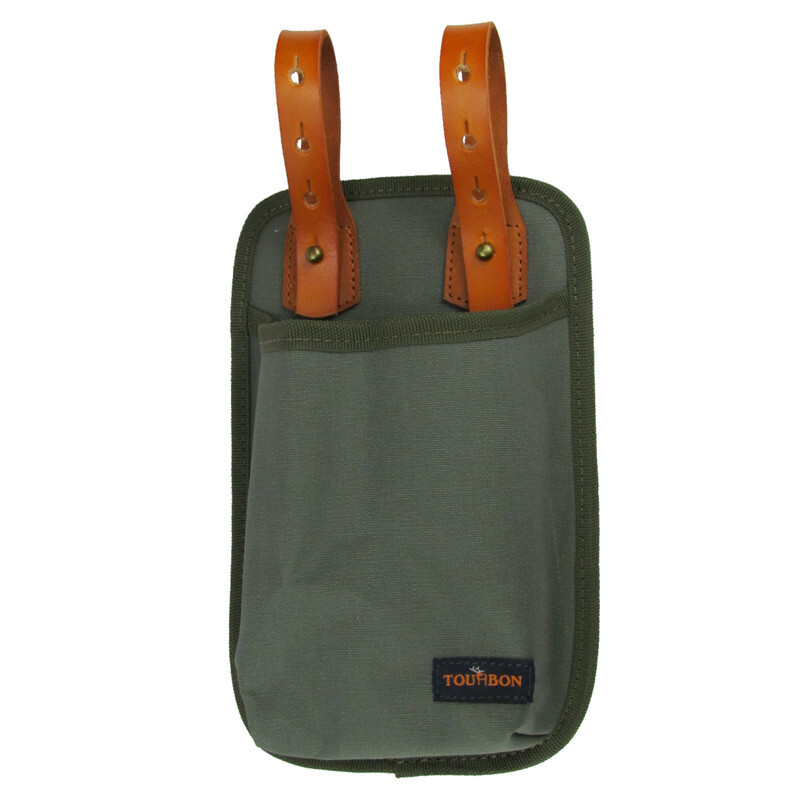 TOURBON Canvas Bicycle U lock Holder Bike Pannier Frame Case Lock
