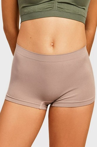 6 Pack Women Comfort Seamless Sport Boyshort Boxer Panty Underwear Free One Size - Picture 3 of 30