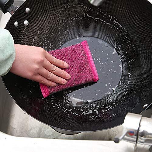 6 Pieces Nonscratch Scrub Sponges Pads Cleaning Scrub Sponge Dish Wash Sponge Ki - Picture 6 of 7