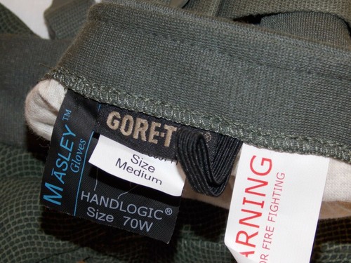 MASLEY MILITARY COLD WEATHER FLYERS GLOVES MEDIUM 70W CWF GORE-TEX NOMEX GLOVE - Picture 6 of 6