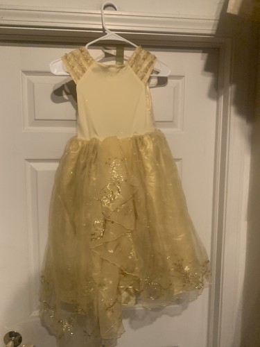 Disney Store Belle Costume Beauty & Beast Dress Child Size S 5/6 Live Action - Picture 14 of 24