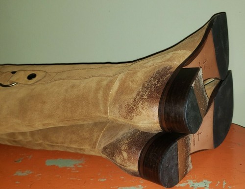 PRIVILEGE KNEE HI SUEDE RIDING BOOTS WOMEN SIZE 40 US 9.5 - Picture 7 of 9