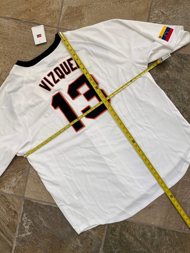 Vintage San Francisco Giants Omar Vizquel Nike Baseball Jersey, Size XL - Picture 9 of 9