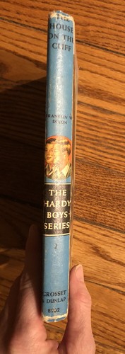 Vintage Hardy Boys Book The House On The Cliff blue matte hard cover 1959 - Picture 5 of 11