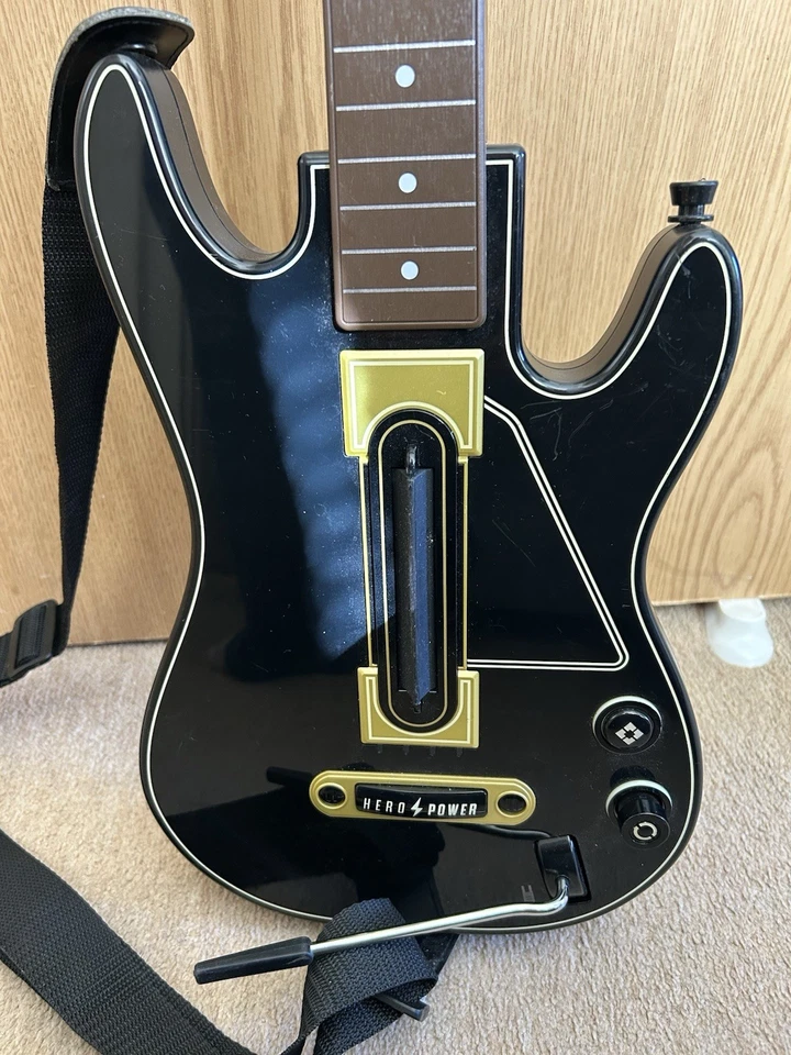 Guitar Hero Power Guitar Controller Wireless for PS3 & PS4 Activision -NO DONGLE - Image 2 of 4