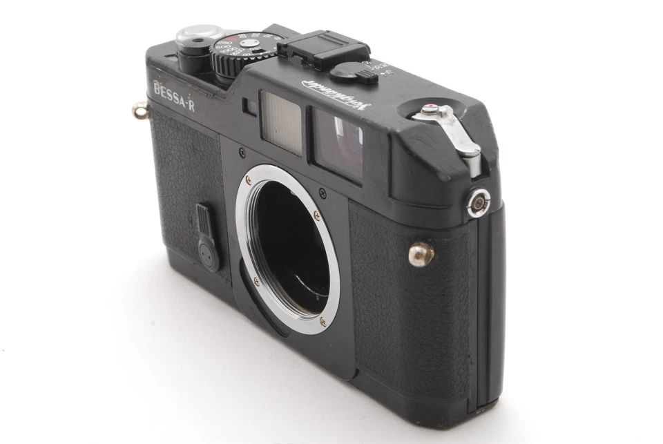 [Casi COMO NUEVA] Cámara fotográfica telémetro Voigtlander Bessa-R negra 35 mm de JAPÓN Foto 2 de 4