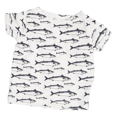 Emma och Malena, T-shirt, Größe: 62/68, Weiß/Blau, Baumwolle/Elasthan #gPN - Bild 1 von 4