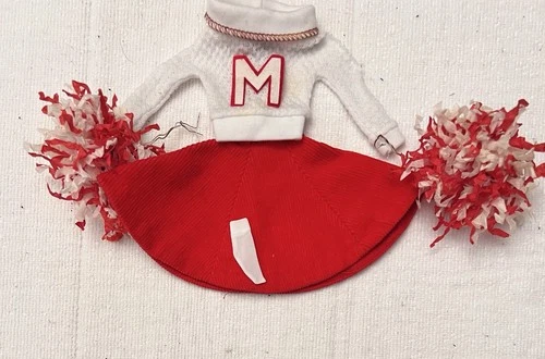 Vintage Barbie Clothing, “Cheerleader”, Circa 1964, Original