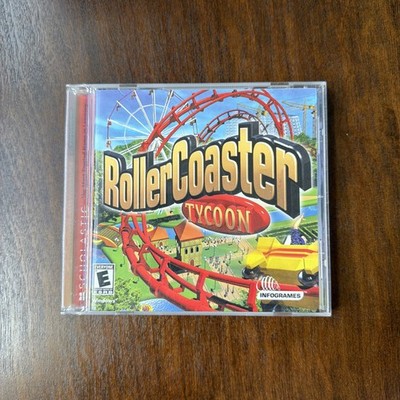 Roller Coaster Tycoon Original PC CD ROM Game Windows 95/98 Infograme Scholastic