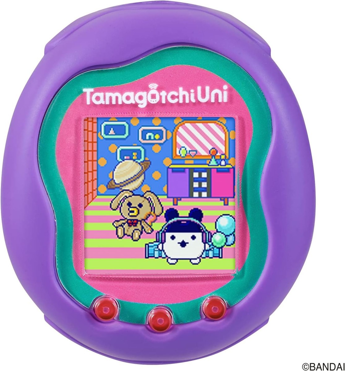 美品Tamagotchi Uni パープル紫 BANDAI Tamagotchi Uni Purple Target age 6 years old and