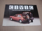 1980 Honda Civic Brochure. Canadian