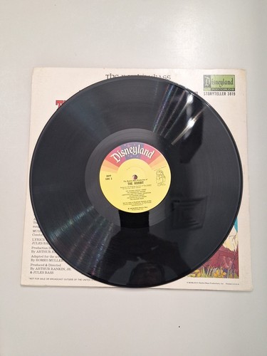 The Hobbit Vinyl LP & Booklet, J.R.R Tolkien, Disney 1977 Rankin/Bass LOTR - Picture 24 of 24