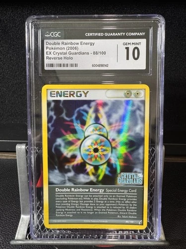CGC 10 2006 Double Rainbow Energy EX Crystal Guardians #88 Reverse Holo. Pop 6!