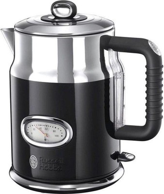 Russell Hobbs Wasserkocher Küchengeräte Retro schwarz 17 Liter 2400 Watt