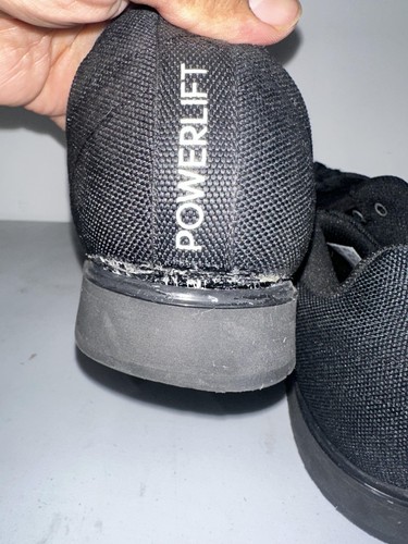 Adidas Powerlift Gewichtheben Schuhe Herren Größe 10,5 schwarz weiß Riemen Training - Bild 5 von 12