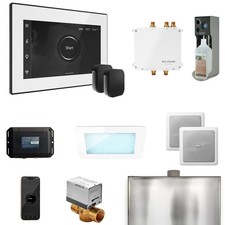 Mr. Steam BLS1-WHXMB Bliss Max Steam Shower Control Package White Matte Black