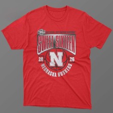 Nebraska Huskers Men's Basketball 2026 NCAA March Madness Sweet 16 T-Shirt