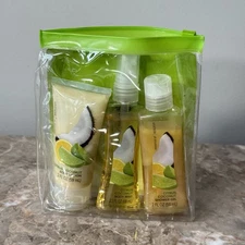 Citrus Coconut ESSENCE OF BEAUTY Body Mist Lotion Gel Travel Set Discontinued