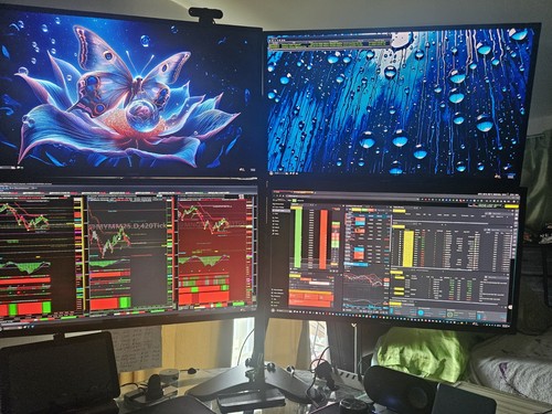 Mount-It! Quad Monitor Stand | Height Adjustable Free Standing 4 Screen Mount... - 第 6/6 張圖片