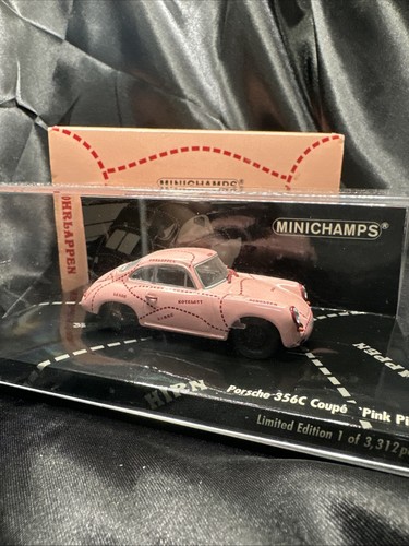Minichamps 1/43 Miniature Car Porsche 356c Coupe Pink Pig Pink Boxed USA - Picture 1 of 11