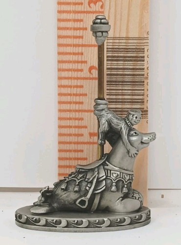 Carrusel Hudson ~12 Estatuillas de Animales de Peltre ~ De Colección 1985 Único y Llamativo - Imagen 6 de 20